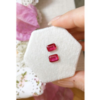 2.16&nbsp;Ct.Tw.Total Carat Weight Ruby Pair from Mozambique Life Style