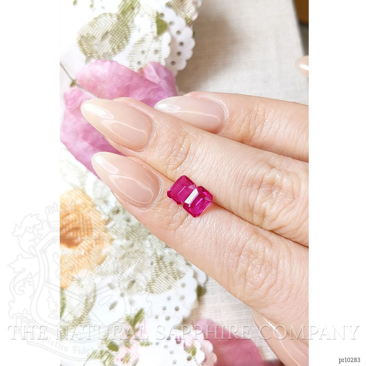 1.40 Ct.Tw. Ruby Pair from Mozambique