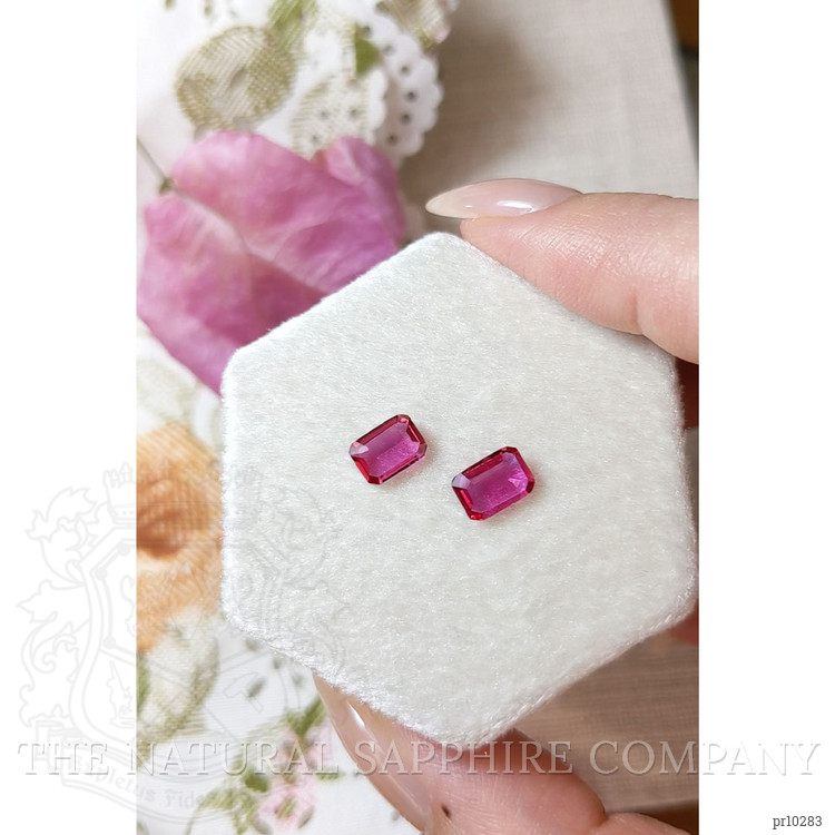 1.40 Ct.Tw. Ruby Pair from Mozambique
