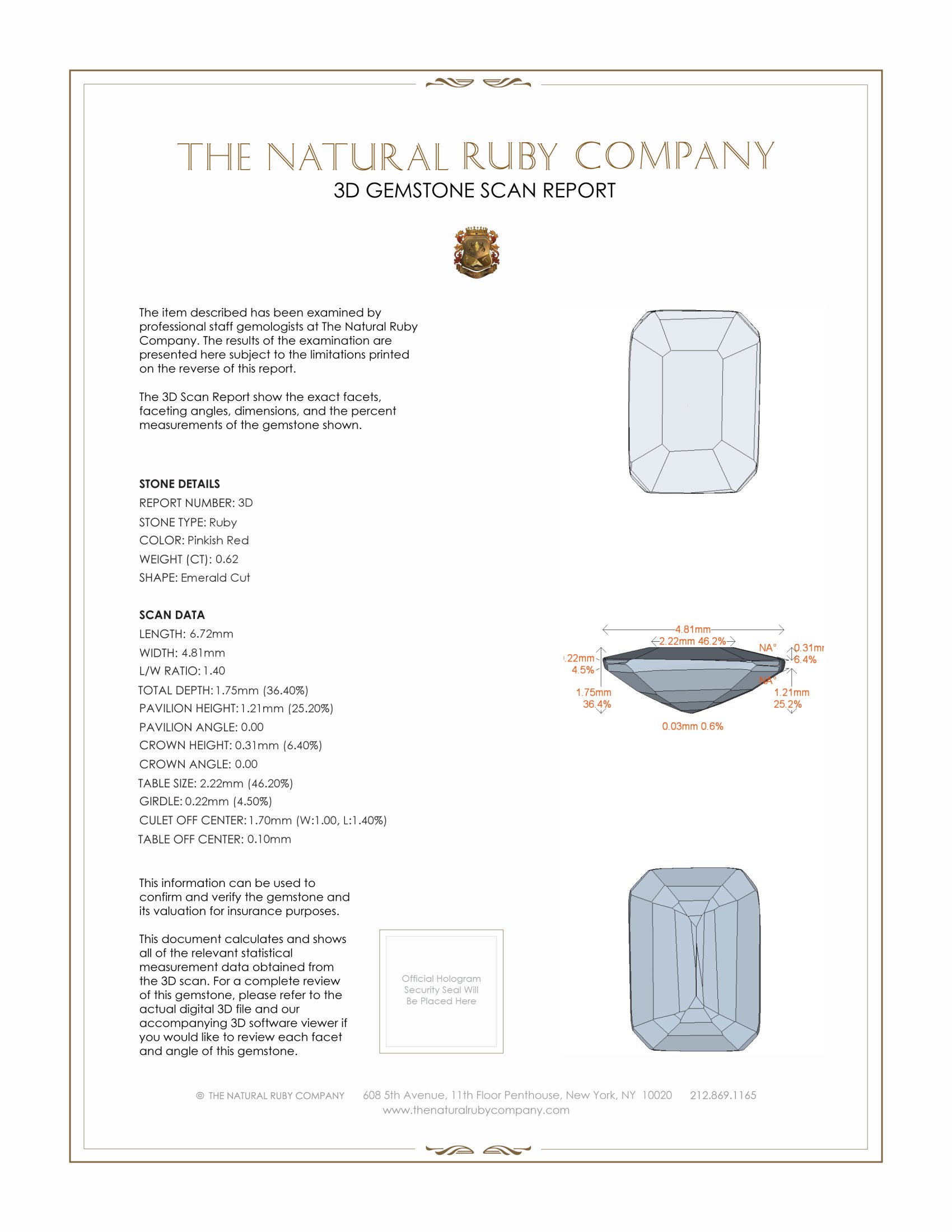 1.40 Ct.Tw. Ruby Pair from Mozambique