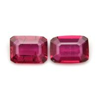 1.83&nbsp;Ct.Tw.Total Carat Weight Ruby Pair from Mozambique Video