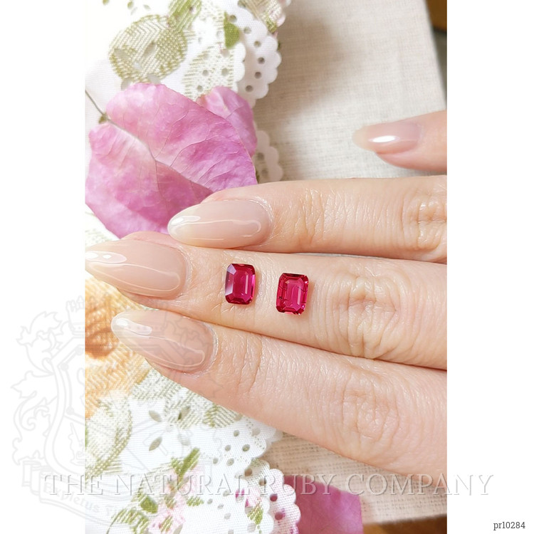 1.83 Ct.Tw. Ruby Pair from Mozambique