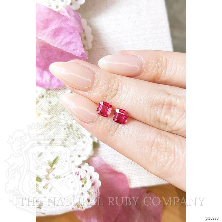 2.09 Ct.Tw. Ruby Pair from Mozambique