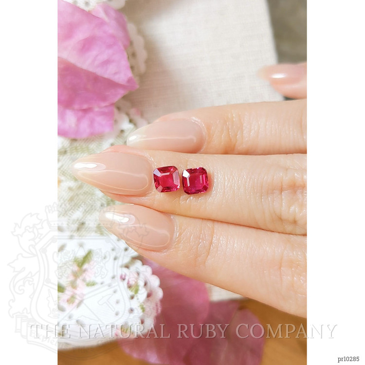 2.09 Ct.Tw. Ruby Pair from Mozambique