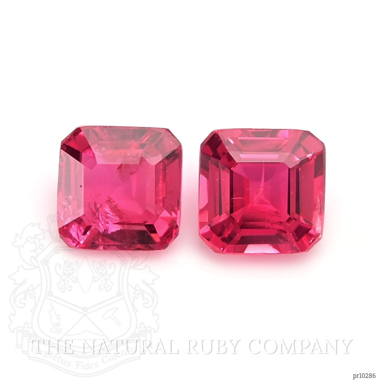 2.15 Ct.Tw. Ruby Pair from Mozambique