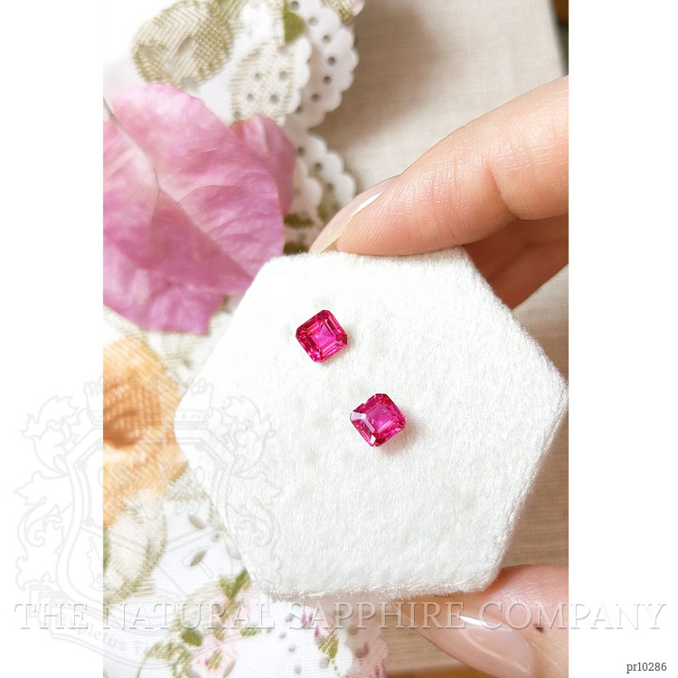 2.15 Ct.Tw. Ruby Pair from Mozambique