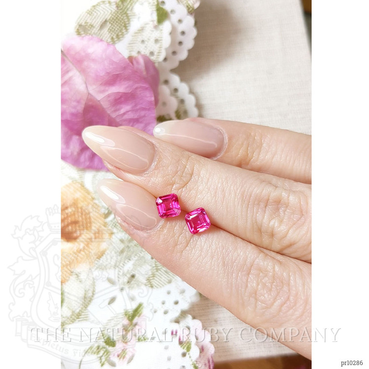 2.15 Ct.Tw. Ruby Pair from Mozambique