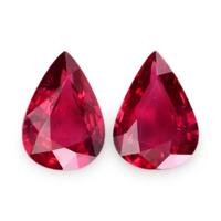 2.35&nbsp;Ct.Tw.Total Carat Weight Ruby Pair from Mozambique Video