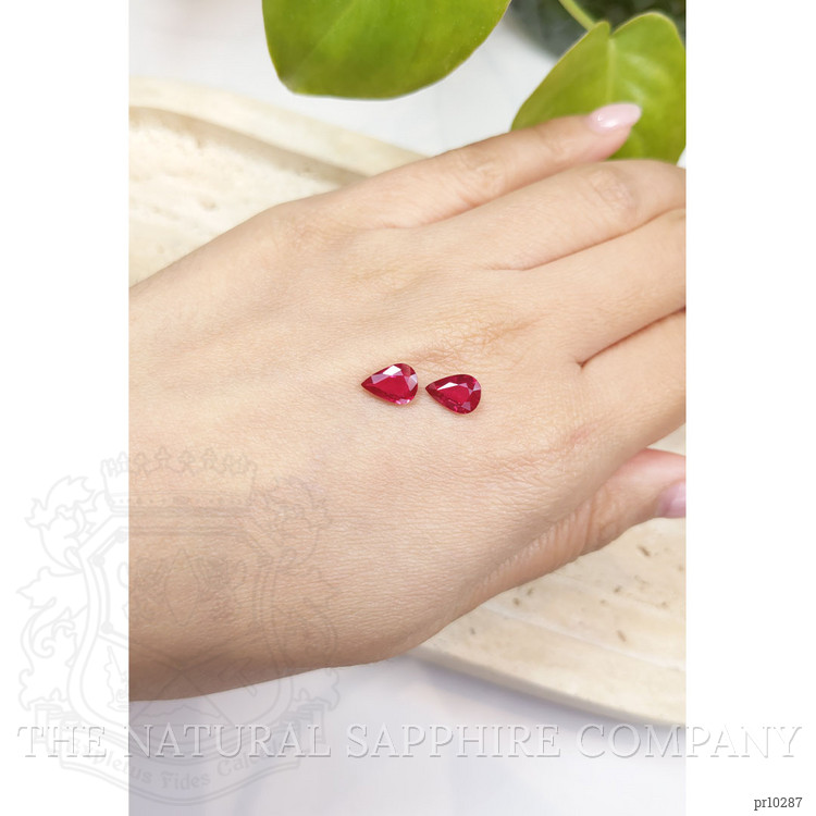 2.35 Ct.Tw. Ruby Pair from Mozambique