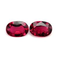 2.20 Ct.Tw.Total Carat Weight Ruby Pair from Mozambique Video