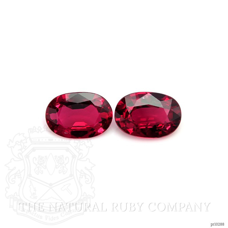 2.20 Ct.Tw. Ruby Pair from Mozambique