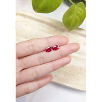 2.20&nbsp;Ct.Tw.Total Carat Weight Ruby Pair from Mozambique Life Style