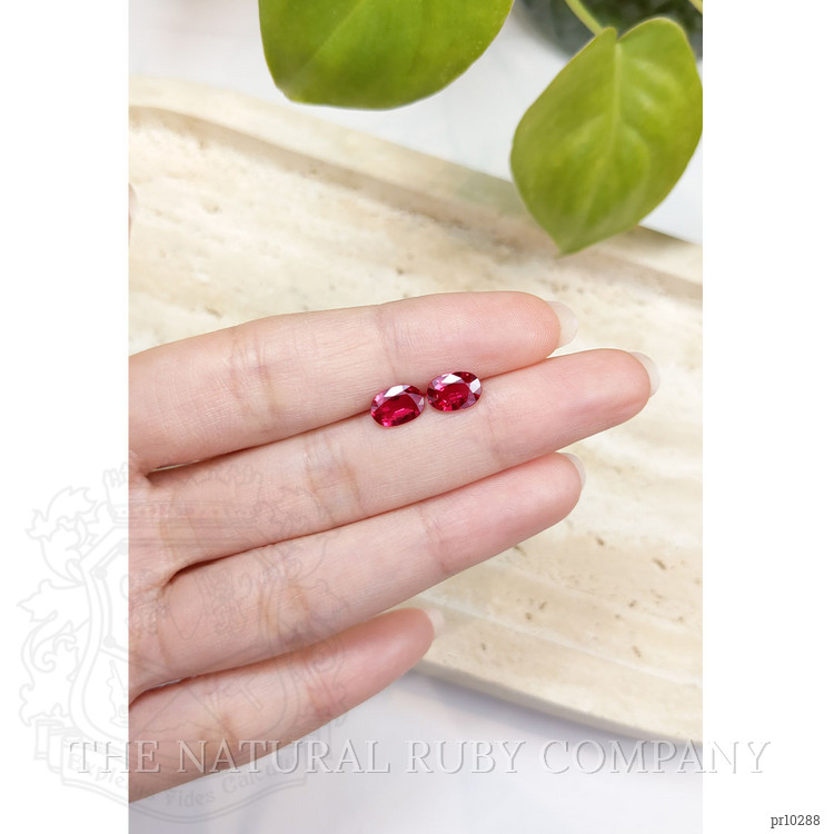 2.20 Ct.Tw. Ruby Pair from Mozambique