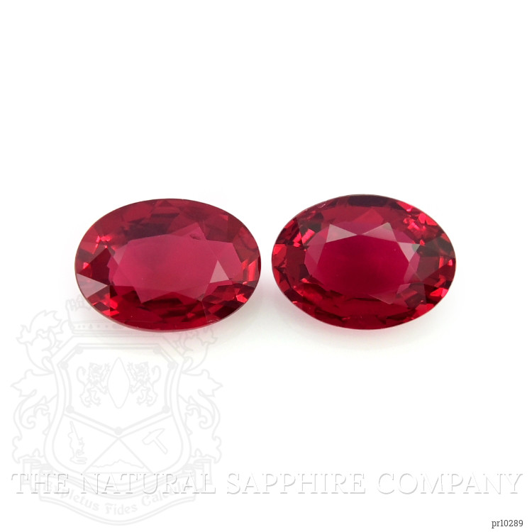 2.56 Ct.Tw. Ruby Pair from Mozambique