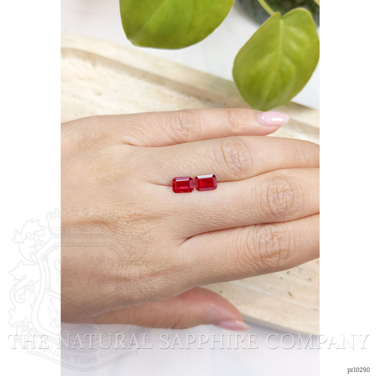 2.40 Ct.Tw. Ruby Pair from Mozambique