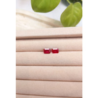 1.87&nbsp;Ct.Tw.Total Carat Weight Pinkish Red Ruby Pair from Mozambique Life Style