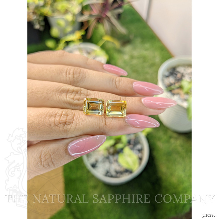 9.54 Ct.Tw. Citrine Pair from Brazil