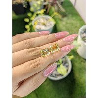 9.54 Ct.Tw.Total Carat Weight Citrine Pair from Brazil Life Style