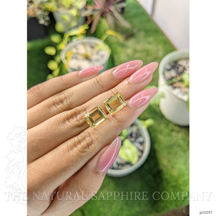 8.94 Ct.Tw. Citrine Pair from Brazil