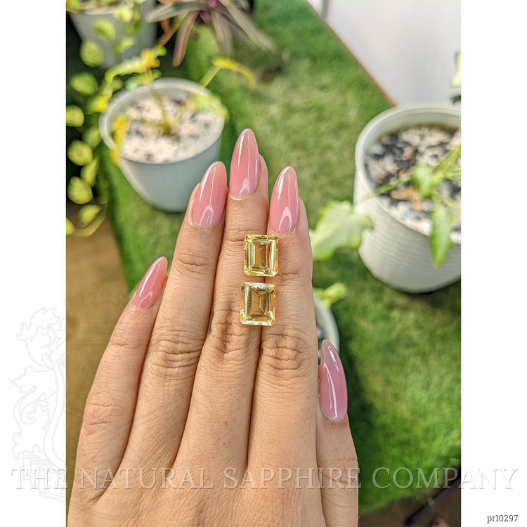 8.94 Ct.Tw. Citrine Pair from Brazil