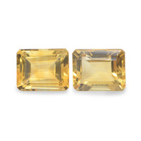 6.82 Ct.Tw. Emerald Citrine Pair