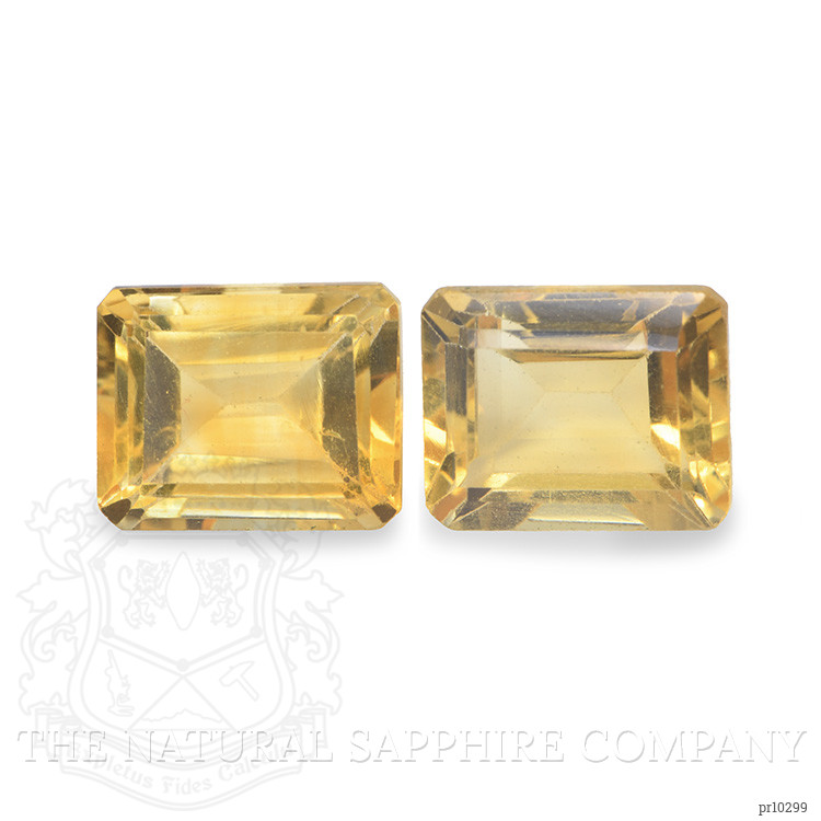 6.82 Ct.Tw. Citrine Pair from Brazil