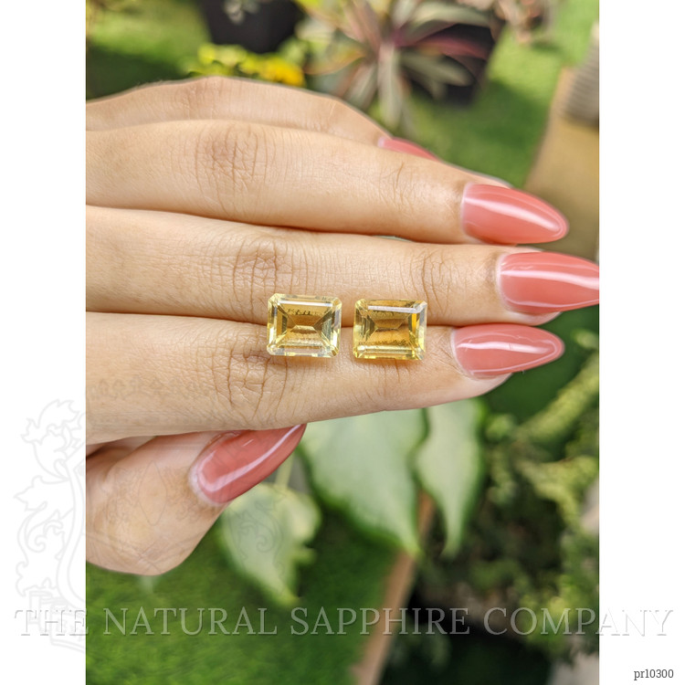 9.67 Ct.Tw. Citrine Pair from Brazil