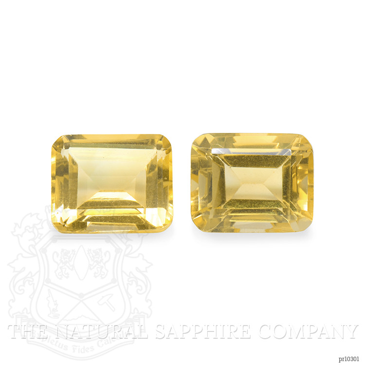 8.69 Ct.Tw. Citrine Pair from Brazil