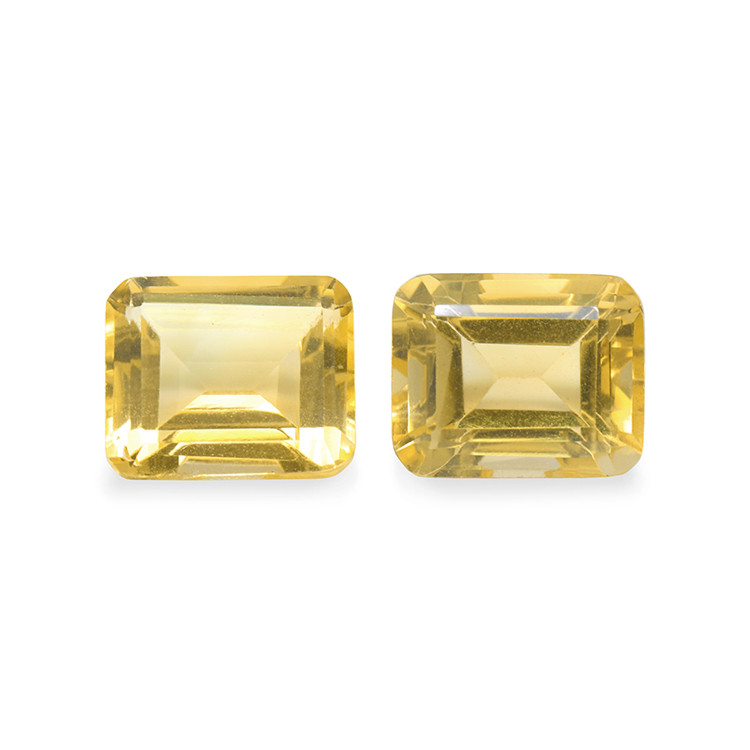 8.69 Ct.Tw. Citrine Pair from Brazil