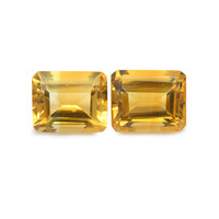 7.32 Ct.Tw.Total Carat Weight Citrine Pair from Brazil Image