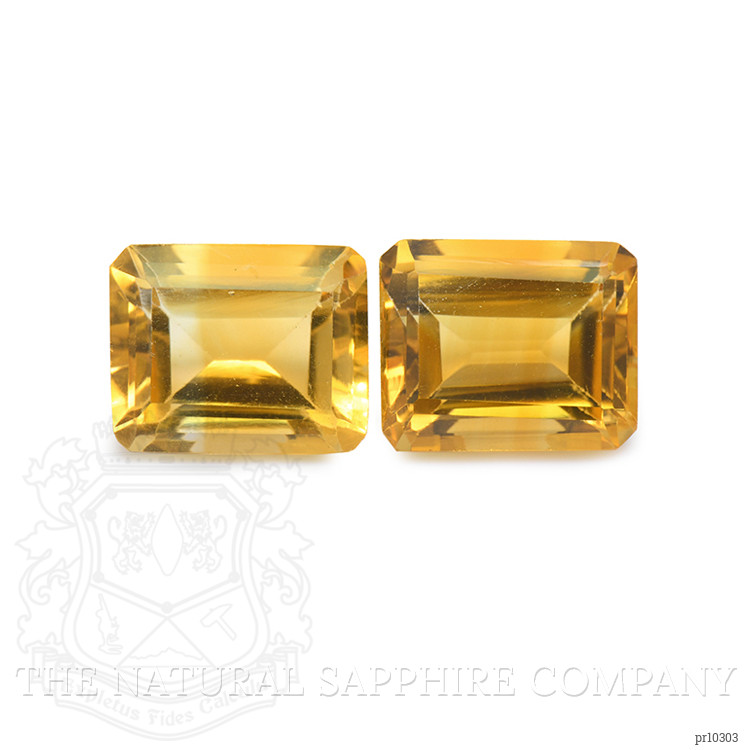 7.32 Ct.Tw. Citrine Pair from Brazil