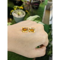 7.32 Ct.Tw.Total Carat Weight Citrine Pair from Brazil Life Style