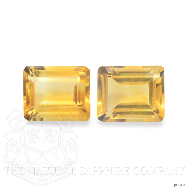 8.32 Ct.Tw. Citrine Pair from Brazil