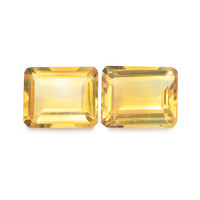 7.89 Ct.Tw. Emerald Citrine Pair