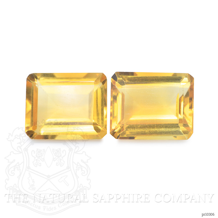 7.89 Ct.Tw. Citrine Pair from Brazil