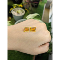 7.89 Ct.Tw.Total Carat Weight Citrine Pair from Brazil Life Style
