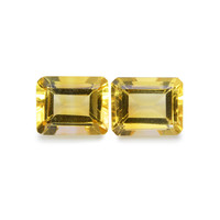 8.52 Ct.Tw.Total Carat Weight Citrine Pair from Brazil Image