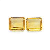 7.00 Ct.Tw. Emerald Citrine Pair