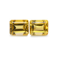 9.45 Ct.Tw.Total Carat Weight Citrine Pair from Brazil Image
