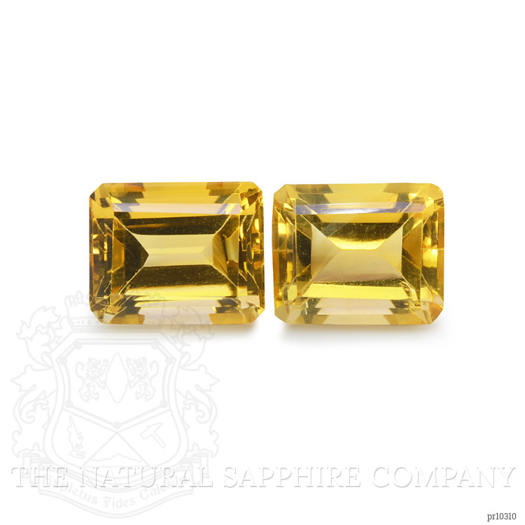 9.45 Ct.Tw. Citrine Pair from Brazil