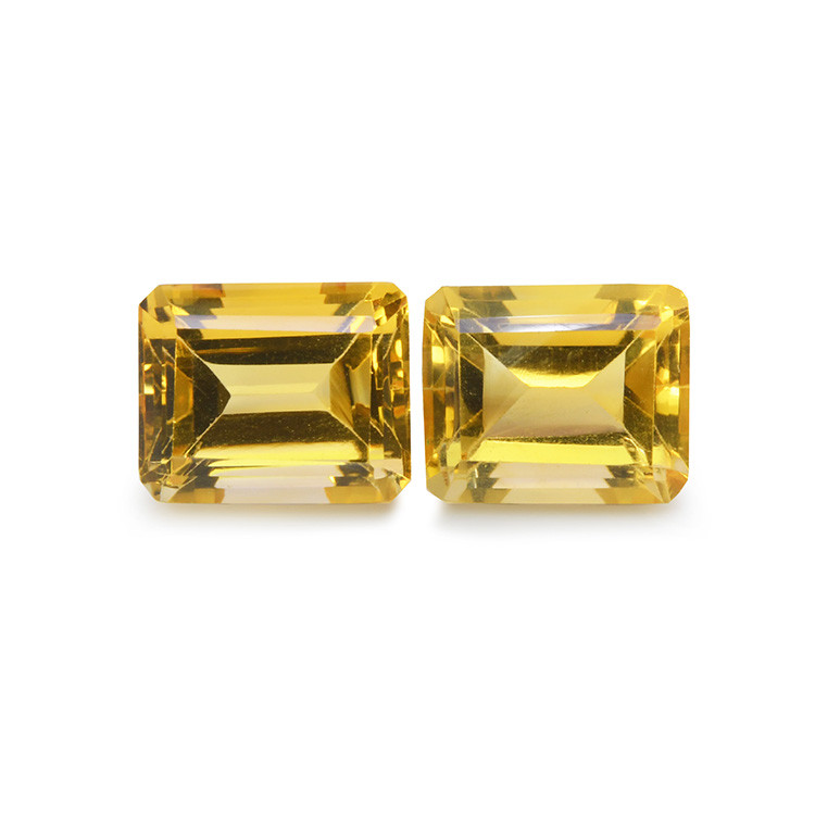 9.45 Ct.Tw. Citrine Pair from Brazil