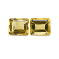 8.41 Ct.Tw.Total Carat Weight Citrine Pair from Brazil Image