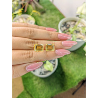 8.41 Ct.Tw.Total Carat Weight Citrine Pair from Brazil Life Style