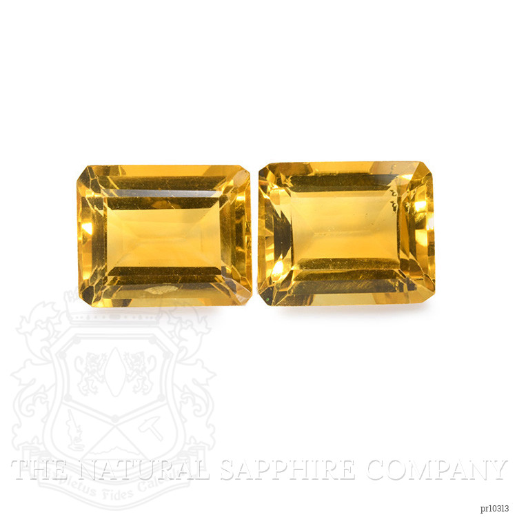 8.95 Ct.Tw. Citrine Pair from Brazil