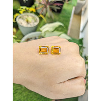 8.95 Ct.Tw.Total Carat Weight Citrine Pair from Brazil Life Style