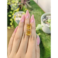 9.75 Ct.Tw.Total Carat Weight Citrine Pair from Brazil Life Style