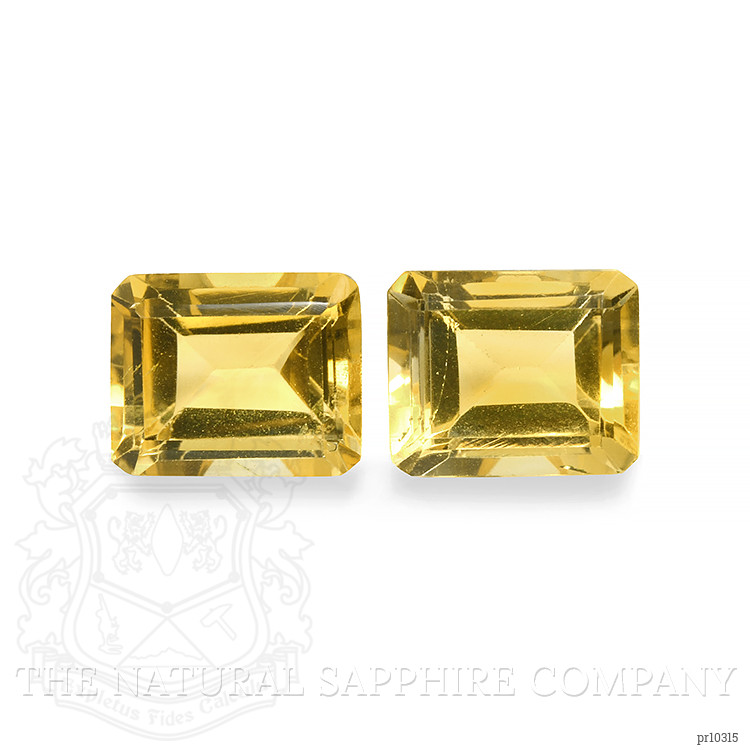6.73 Ct.Tw. Citrine Pair from Brazil