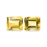8.89 Ct.Tw.Total Carat Weight Citrine Pair from Brazil Image