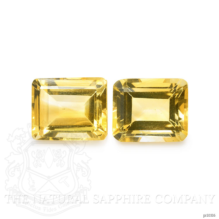 8.89 Ct.Tw. Citrine Pair from Brazil