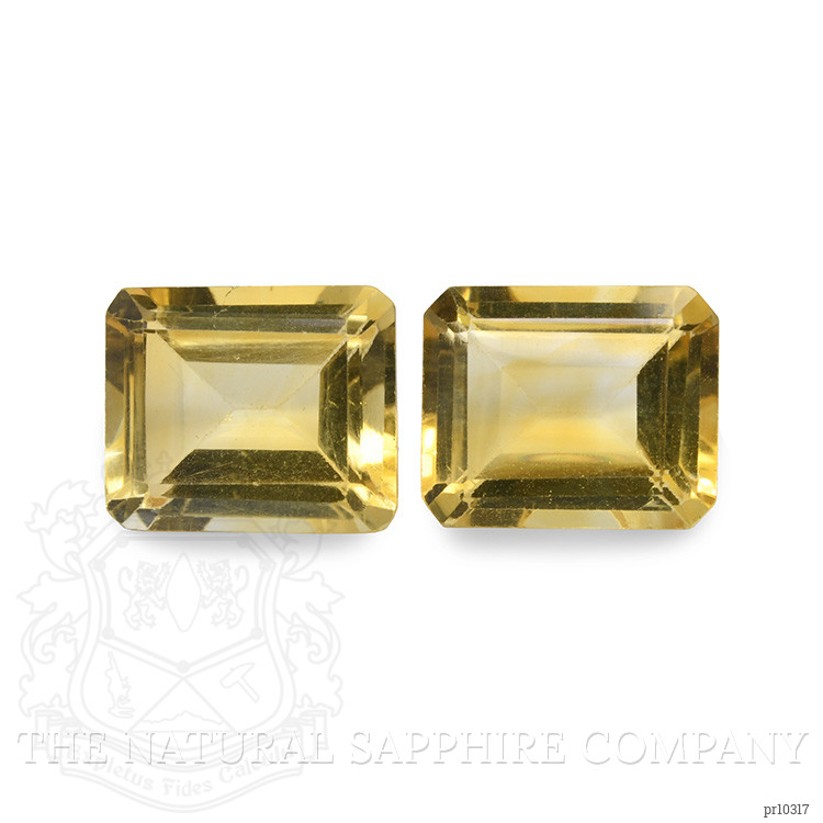 7.99 Ct.Tw. Citrine Pair from Brazil